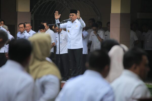 Apel Sekaligus Halal-Bihalal Perdana Usai Libur Lebaran, Sachrudin Ajak Seluruh AS-N Gas Pol Geber Pelayanan