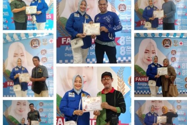 JJUB Apresiasi Kegiatan Donor Darah Senator DKI Fahira Idris, Bersama PMI di Kecamatan Tanjung Priok Jakarta Utara