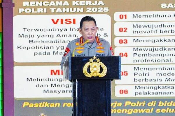 Tutup Rakernis SSDM Dan Slog, Kapolri Komitmen Dukung Program Pemerintah
