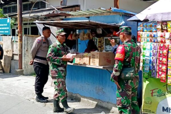 Dengan Methode Binwanwil, Babinsa Kratonan Berikan Motivasi Pelaku UMKM di Wilayah Binaan