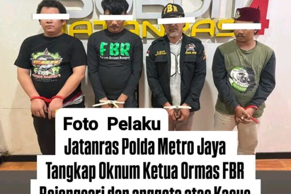 Ketua FBR Bojongsari dan Anggotanya Ditangkap, Diduga Terlibat Pemerasan Pedagang Sejak 2021