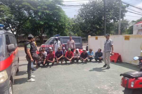 Belasan Pak Ogah Dan Jukir Liar Diamankan Dalam Operasi Berantas Jaya Polsek Cengkareng