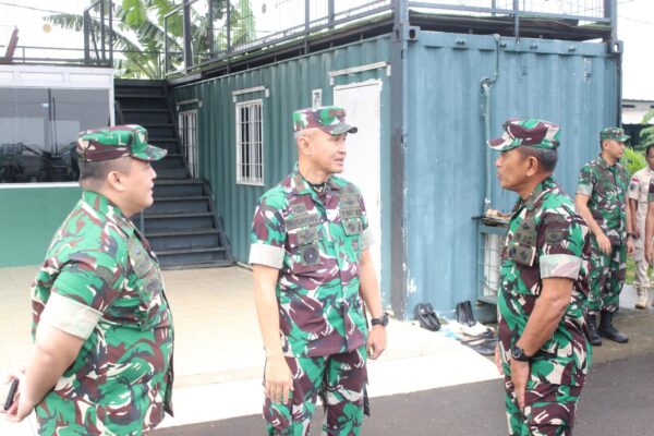 Danrem 051/Wkt Mendampingi Kasdam Jaya Meninjau Kesiapan Pembangunan Batalyon Teritorial di Lahan Pertanian Terpadu di Wanajaya