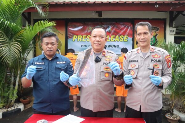 Enam Pelaku Curanmor Ditangkap Polsek Jatiuwung, Dua Polisi Terluka