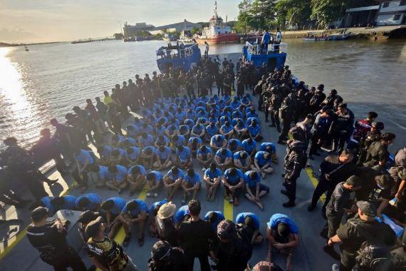 Zero Narkoba-HP, 100 Napi Dipindahkan ke Lapas Nusakambangan