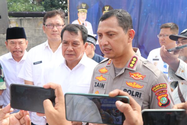 Polsek Sepatan Segera Miliki Gedung Baru, Kapolres Dan Bupati Tangerang Lakukan Peletakan Batu Pertama