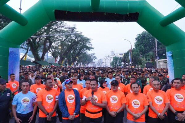 Bukit Barisan Fun Run 5K Sukses Guncang Medan, 10 Ribu Peserta Meriahkan Lapangan Merdeka Medan