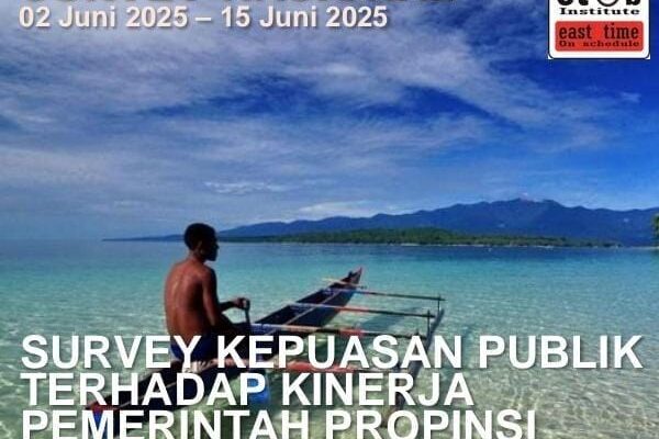 Hasil Survey Etos, 92% Masyarakat Papua Barat Puas Kinerja 100 Kerja Gubernur Dominggus Mandacan