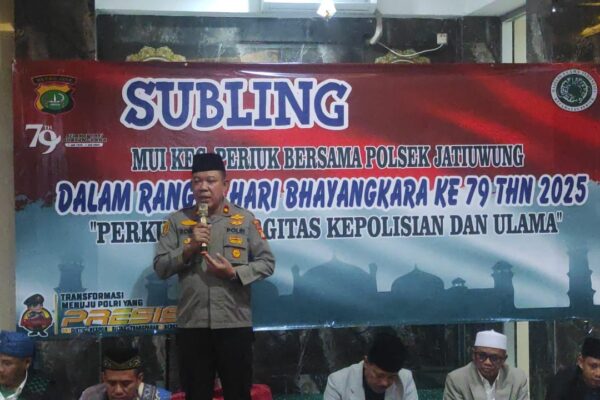 Sambut Hari Bhayangkara Ke-79, Polsek Jatiuwung Bersama MUI Gelar Subling di Masjid At-Taubah lingkungan Polsek Jatiuwung