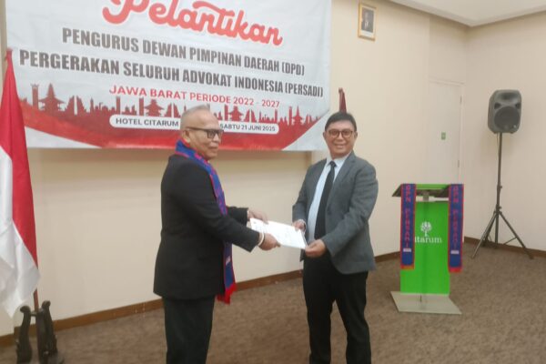 DPD Persadi Jabar Resmi Dilantik, Ketua Zulkifli : Buka Kerja Sama Sespimtik Polri
