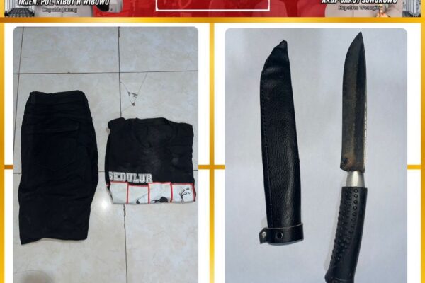 Polres Wonogiri Ungkap Kasus Penganiayaan, Pelaku Diamankan Bersama Barang Bukti Pisau Belati
