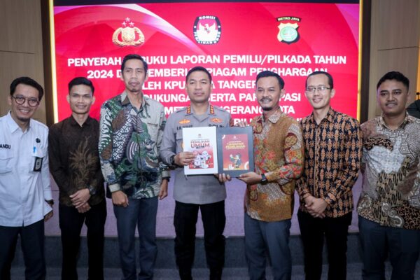 Apresiasi KPU, Kapolres Tangerang Kota Terima Piagam Penghargaan Dukungan Pilkada 2024