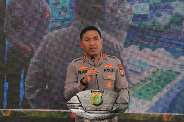 Kapolres Metro Tangerang Kota Resmikan Groundbreaking SPPG Polri, Ikuti Arahan Kapolri Secara Virtual