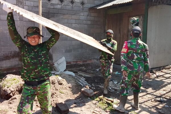 Satgas TMMD Boyolali Mulai Renovasi Rumah Tidak Layak Huni di Desa Candi